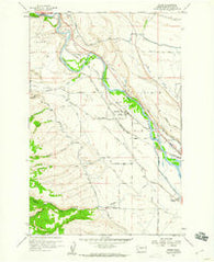 Thorp Washington Historical topographic map, 1:24000 scale, 7.5 X 7.5 Minute, Year 1958