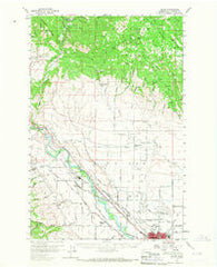 Thorp Washington Historical topographic map, 1:62500 scale, 15 X 15 Minute, Year 1958