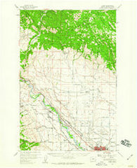 Thorp Washington Historical topographic map, 1:62500 scale, 15 X 15 Minute, Year 1958