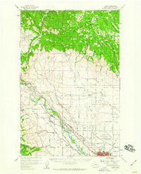 Thorp Washington Historical topographic map, 1:62500 scale, 15 X 15 Minute, Year 1958