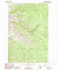 Thrapp Mtn Washington Historical topographic map, 1:24000 scale, 7.5 X 7.5 Minute, Year 1989