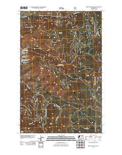 Thrapp Mountain Washington Historical topographic map, 1:24000 scale, 7.5 X 7.5 Minute, Year 2011
