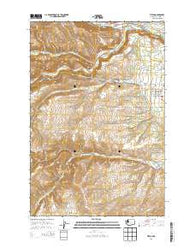 Tieton Washington Current topographic map, 1:24000 scale, 7.5 X 7.5 Minute, Year 2014