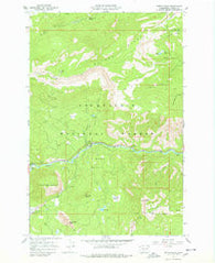 Tieton Basin Washington Historical topographic map, 1:24000 scale, 7.5 X 7.5 Minute, Year 1967
