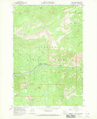Tieton Basin Washington Historical topographic map, 1:24000 scale, 7.5 X 7.5 Minute, Year 1967