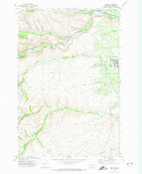 Tieton Washington Historical topographic map, 1:24000 scale, 7.5 X 7.5 Minute, Year 1971