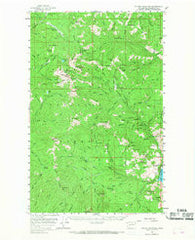 Tiffany Mountain Washington Historical topographic map, 1:62500 scale, 15 X 15 Minute, Year 1956