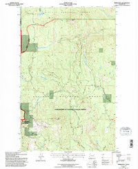 Timber Mtn. Washington Historical topographic map, 1:24000 scale, 7.5 X 7.5 Minute, Year 1992
