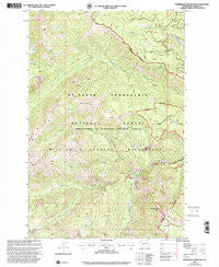 Timberwolf Mountain Washington Historical topographic map, 1:24000 scale, 7.5 X 7.5 Minute, Year 2000