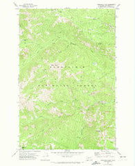 Timberwolf Mtn Washington Historical topographic map, 1:24000 scale, 7.5 X 7.5 Minute, Year 1971