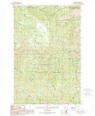 Tiptop Washington Historical topographic map, 1:24000 scale, 7.5 X 7.5 Minute, Year 1989