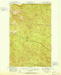 Togo Mountain Washington Historical topographic map, 1:62500 scale, 15 X 15 Minute, Year 1951