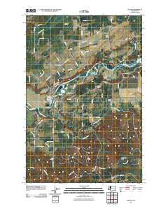Toledo Washington Historical topographic map, 1:24000 scale, 7.5 X 7.5 Minute, Year 2011