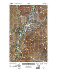 Tonasket Washington Historical topographic map, 1:24000 scale, 7.5 X 7.5 Minute, Year 2011