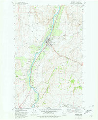 Tonasket Washington Historical topographic map, 1:24000 scale, 7.5 X 7.5 Minute, Year 1981