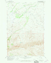 Toppenish Mtn. Washington Historical topographic map, 1:24000 scale, 7.5 X 7.5 Minute, Year 1958