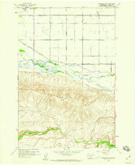 Toppenish SW Washington Historical topographic map, 1:24000 scale, 7.5 X 7.5 Minute, Year 1958