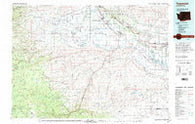 Toppenish Washington Historical topographic map, 1:100000 scale, 30 X 60 Minute, Year 1979
