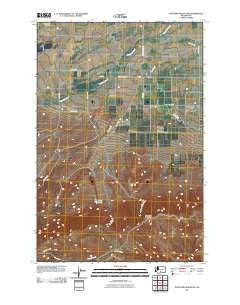 Toppenish Mountain Washington Historical topographic map, 1:24000 scale, 7.5 X 7.5 Minute, Year 2011