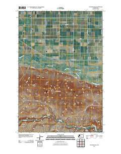 Toppenish SW Washington Historical topographic map, 1:24000 scale, 7.5 X 7.5 Minute, Year 2011