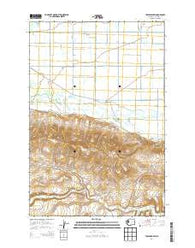 Toppenish SW Washington Current topographic map, 1:24000 scale, 7.5 X 7.5 Minute, Year 2014