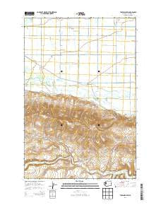 Toppenish SW Washington Current topographic map, 1:24000 scale, 7.5 X 7.5 Minute, Year 2014
