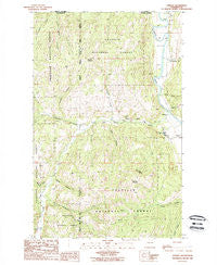 Toroda Washington Historical topographic map, 1:24000 scale, 7.5 X 7.5 Minute, Year 1988