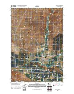Touchet Washington Historical topographic map, 1:24000 scale, 7.5 X 7.5 Minute, Year 2011