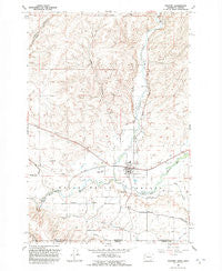 Touchet Washington Historical topographic map, 1:24000 scale, 7.5 X 7.5 Minute, Year 1991