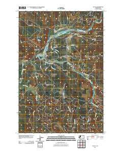 Toutle Washington Historical topographic map, 1:24000 scale, 7.5 X 7.5 Minute, Year 2011