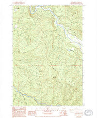 Toutle Mtn. Washington Historical topographic map, 1:24000 scale, 7.5 X 7.5 Minute, Year 1984