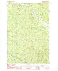 Toutle Mtn Washington Historical topographic map, 1:24000 scale, 7.5 X 7.5 Minute, Year 1984