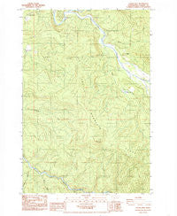 Toutle Mtn Washington Historical topographic map, 1:24000 scale, 7.5 X 7.5 Minute, Year 1984