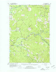 Toutle Washington Historical topographic map, 1:62500 scale, 15 X 15 Minute, Year 1953