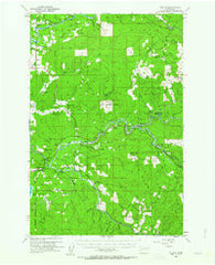 Toutle Washington Historical topographic map, 1:62500 scale, 15 X 15 Minute, Year 1953