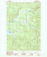 Toutle Washington Historical topographic map, 1:24000 scale, 7.5 X 7.5 Minute, Year 1985