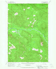 Tower Rock Washington Historical topographic map, 1:24000 scale, 7.5 X 7.5 Minute, Year 1965