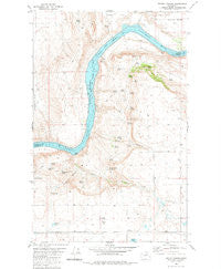 Trefry Canyon Washington Historical topographic map, 1:24000 scale, 7.5 X 7.5 Minute, Year 1980
