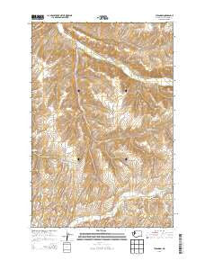 Tucannon Washington Current topographic map, 1:24000 scale, 7.5 X 7.5 Minute, Year 2013