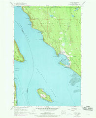 Tulalip Washington Historical topographic map, 1:24000 scale, 7.5 X 7.5 Minute, Year 1956