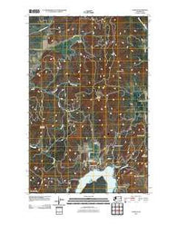 Tumtum Washington Historical topographic map, 1:24000 scale, 7.5 X 7.5 Minute, Year 2011
