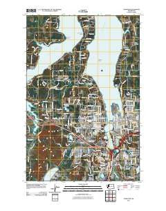 Tumwater Washington Historical topographic map, 1:24000 scale, 7.5 X 7.5 Minute, Year 2011