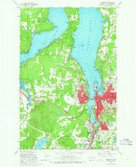 Tumwater Washington Historical topographic map, 1:24000 scale, 7.5 X 7.5 Minute, Year 1959