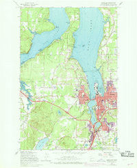 Tumwater Washington Historical topographic map, 1:24000 scale, 7.5 X 7.5 Minute, Year 1959