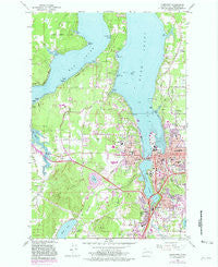 Tumwater Washington Historical topographic map, 1:24000 scale, 7.5 X 7.5 Minute, Year 1959