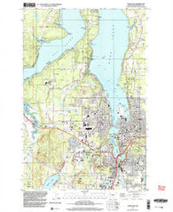 Tumwater Washington Historical topographic map, 1:24000 scale, 7.5 X 7.5 Minute, Year 1997
