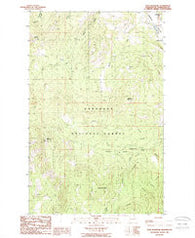 Tunk Mountain Washington Historical topographic map, 1:24000 scale, 7.5 X 7.5 Minute, Year 1988