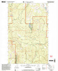 Tunk Mountain Washington Historical topographic map, 1:24000 scale, 7.5 X 7.5 Minute, Year 2001