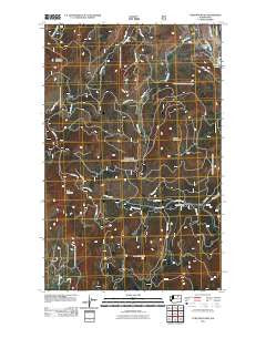 Tunk Mountain Washington Historical topographic map, 1:24000 scale, 7.5 X 7.5 Minute, Year 2011