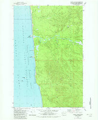 Tunnel Island Washington Historical topographic map, 1:24000 scale, 7.5 X 7.5 Minute, Year 1982